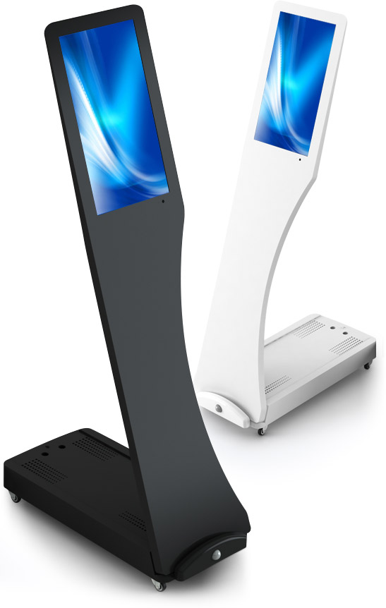 Signo kiosk with its accessories