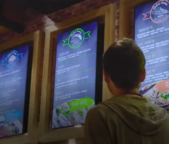 cafeteria Digital Menu Boards