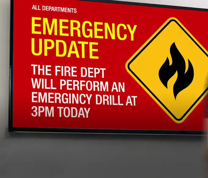 Emergency Notification Displays