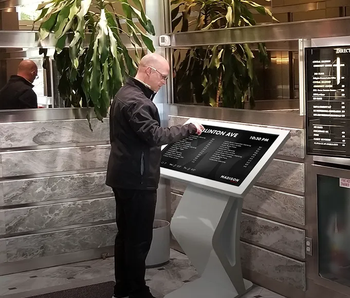 Interactive kiosks