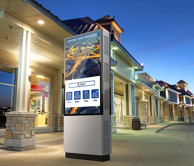 outdoor digital kiosk