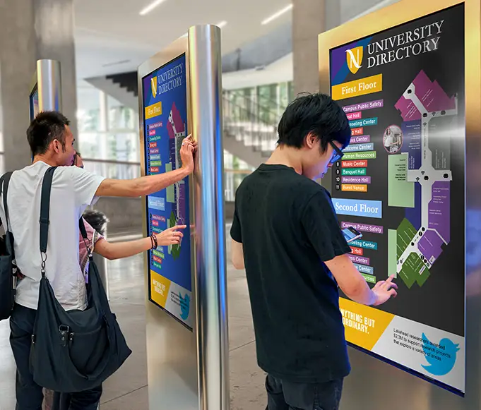 digital wayfinding kiosks
