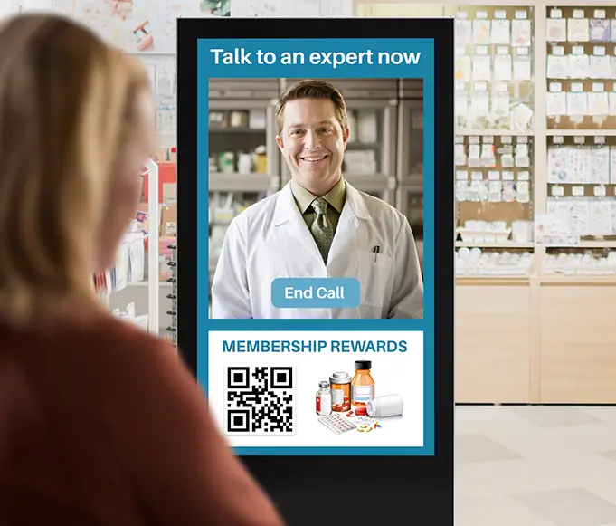 2 way chat kiosk