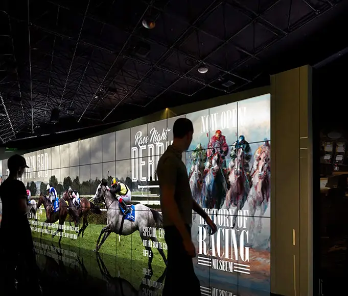 video wall in casino