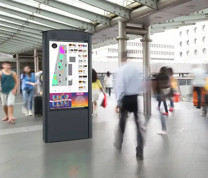 interactive wayfinding kiosk