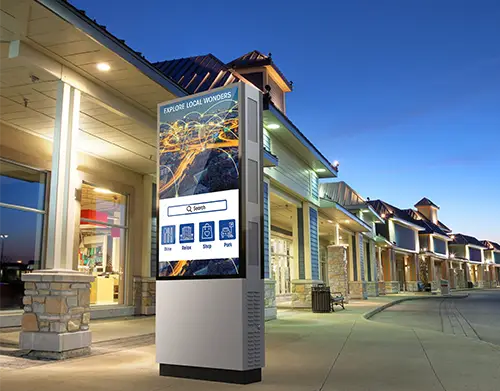 outdoor information kiosk