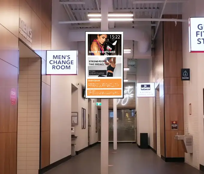 Gym and Fitness digital-signage