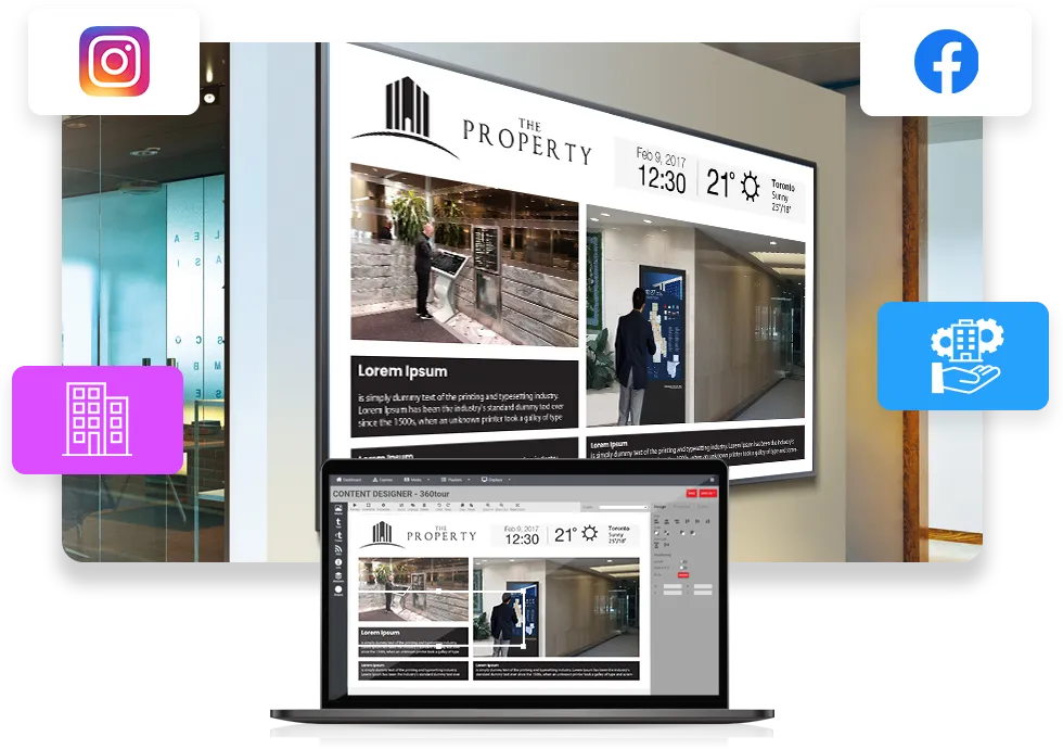 digital signage property management