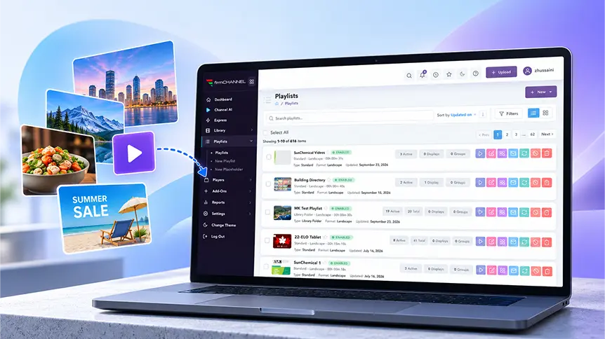 Content and Playlist Management
