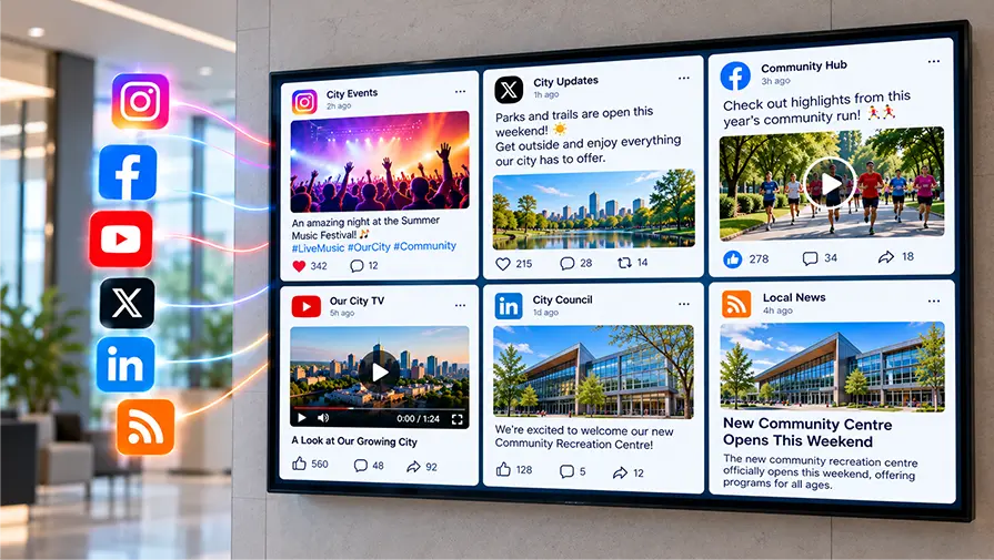Social, News and Data Feeds