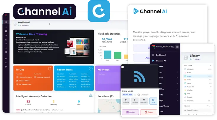firmChannel V9 and Channel AI