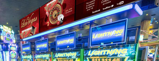 digital signage, casino-gaming