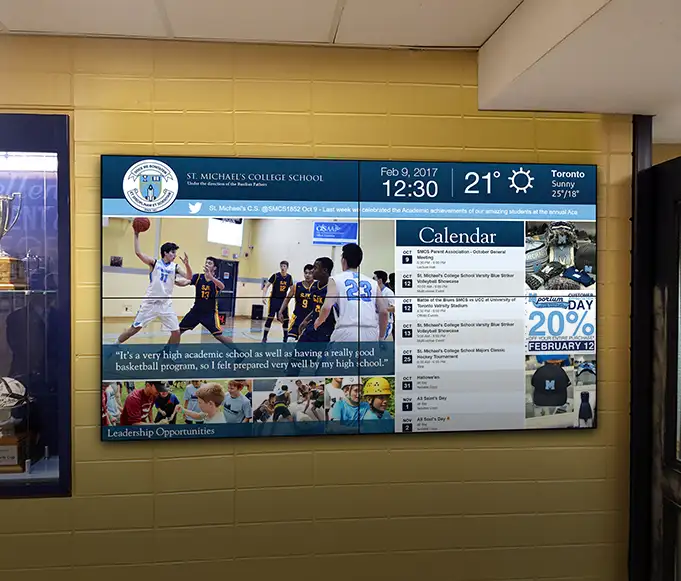 Campus News and Event Displays