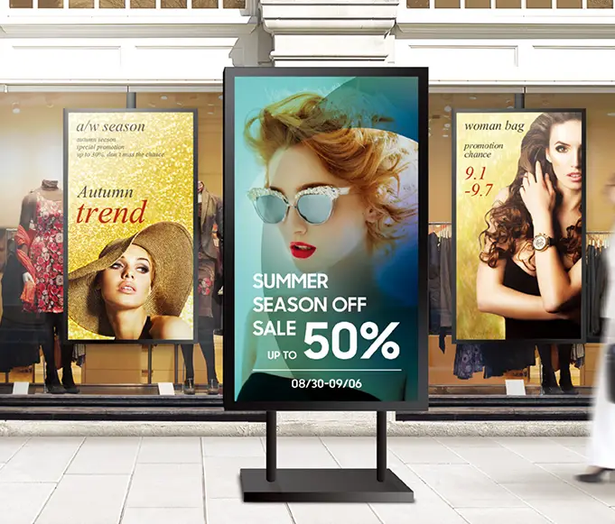 digital signage in retail environment