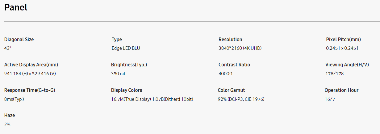 DSB-EB43 specs