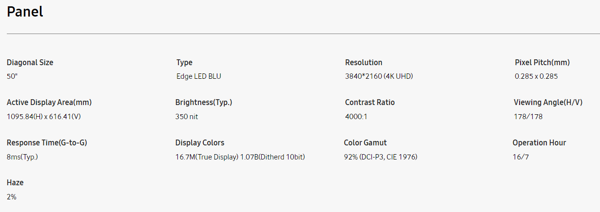 DSB-EB50 specs