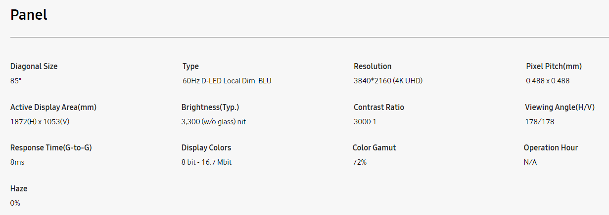 DSB-OD 85-D signage specs