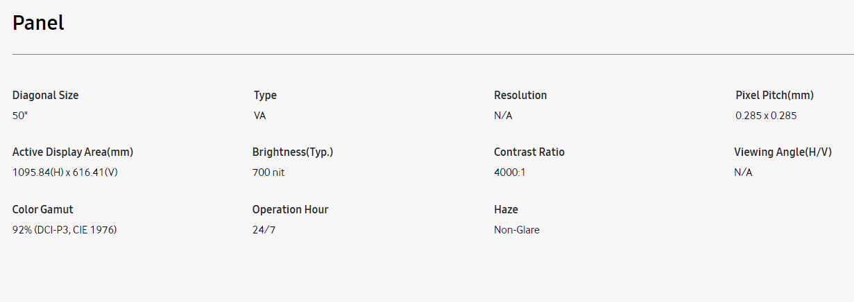 DSB-P 50 signage specs