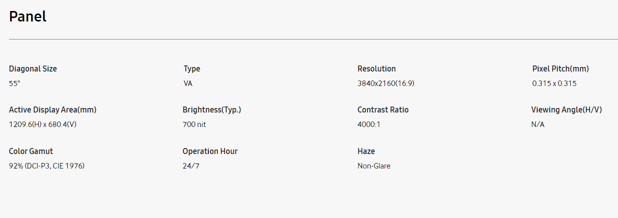 DSB-P 55 signage specs