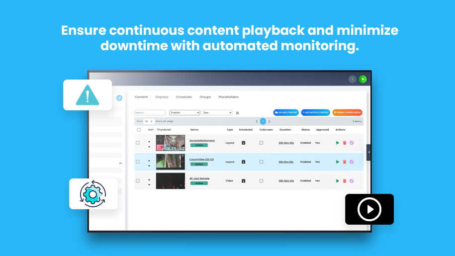 Detección automática de jugadores sin contenido reproducible