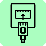 Icono de compatibilidad con Ethernet por cable