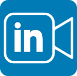 Icône d'intégration vidéo LinkedIn