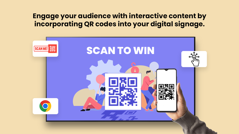 Escaneo de código QR para interactuar