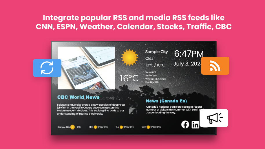 RSS Media RSS Feed Management Integration