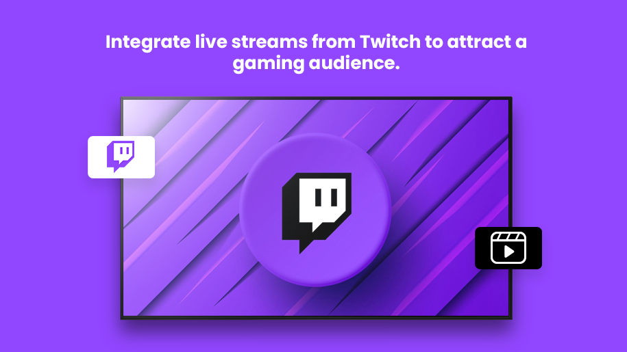 Twitch Video Integration FirmCHANNEL Digital Signage Twitch Video Integration FirmCHANNEL Digital Signage