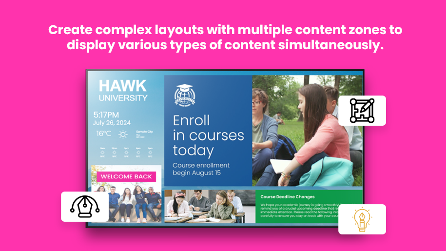 Zoned Content Layouts header