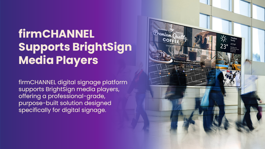 BrightSign Media Players Banner